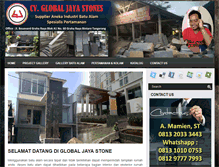 Tablet Screenshot of globaljayastone.com
